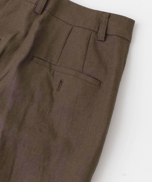 URBAN RESEARCH（アーバンリサーチ）の「リネンキャンバスワイドパンツ（その他パンツ・レディース・ブラウン/カーキ/ナチュラル・38/36）」の11枚目の写真