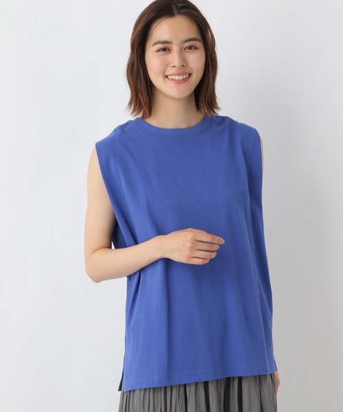 LEPSIM（レプシィム）の「タックインスリーブプルオーバー　949212（Tシャツ/カットソー・レディース・ライトブルー/ブラック/グレイッシュベージュ・FREE）」の3枚目の写真