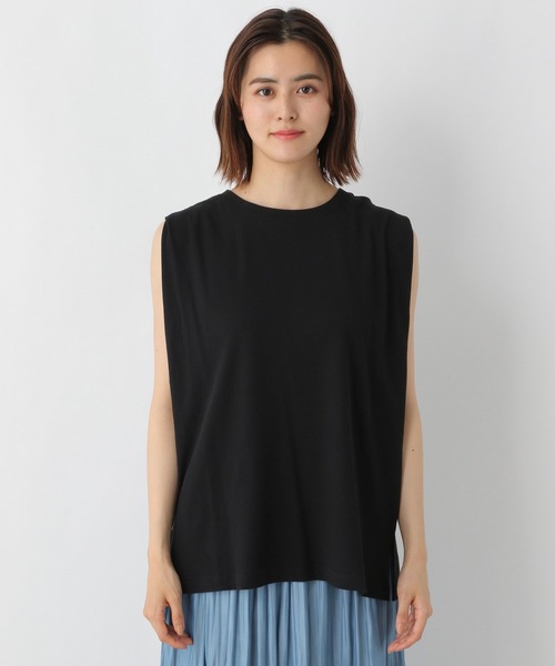 LEPSIM（レプシィム）の「タックインスリーブプルオーバー　949212（Tシャツ/カットソー・レディース・ライトブルー/ブラック/グレイッシュベージュ・FREE）」の12枚目の写真