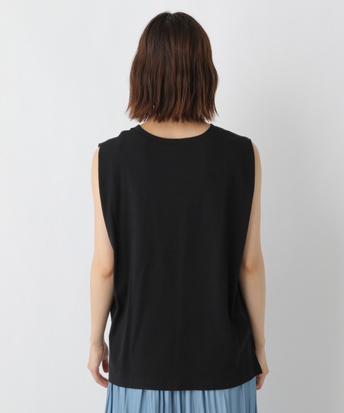 LEPSIM（レプシィム）の「タックインスリーブプルオーバー　949212（Tシャツ/カットソー・レディース・ライトブルー/ブラック/グレイッシュベージュ・FREE）」の14枚目の写真