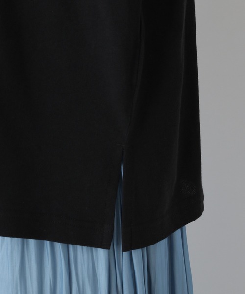 LEPSIM（レプシィム）の「タックインスリーブプルオーバー　949212（Tシャツ/カットソー・レディース・ライトブルー/ブラック/グレイッシュベージュ・FREE）」の18枚目の写真