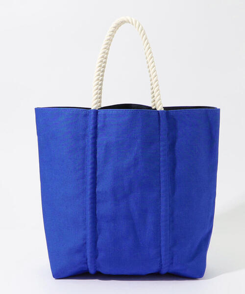 TOMORROWLAND （トゥモローランド）の「【別注】LINEN & DECOR×GALERIE VIE ロープトートバッグ（トートバッグ・レディース・ライトグレー/ブルー・FREE）」の2枚目の写真