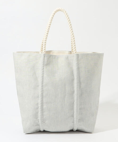 TOMORROWLAND （トゥモローランド）の「【別注】LINEN & DECOR×GALERIE VIE ロープトートバッグ（トートバッグ・レディース・ライトグレー/ブルー・FREE）」の9枚目の写真