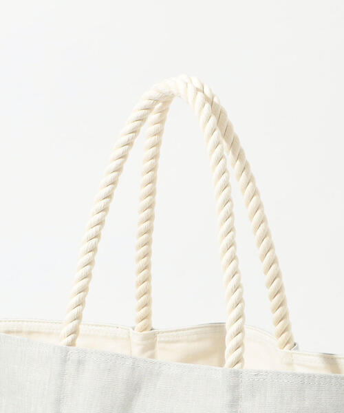 TOMORROWLAND （トゥモローランド）の「【別注】LINEN & DECOR×GALERIE VIE ロープトートバッグ（トートバッグ・レディース・ライトグレー/ブルー・FREE）」の8枚目の写真