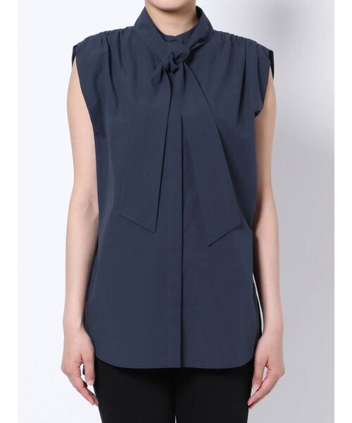 LAGUNAMOON（ラグナムーン）の「タックショルダーボウタイブラウス（シャツ/ブラウス・レディース・ホワイト/ベージュ/ネイビー・FREE）」の11枚目の写真