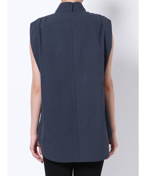 LAGUNAMOON（ラグナムーン）の「タックショルダーボウタイブラウス（シャツ/ブラウス・レディース・ホワイト/ベージュ/ネイビー・FREE）」の9枚目の写真