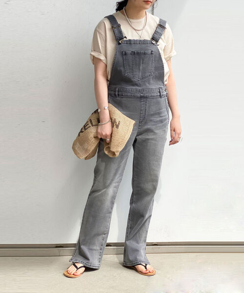 NOLLEY’S(ノーリーズ)の「デニムサロペット(サロペット/オーバーオール・レディース・ネイビー/グレー・36/38)」の20枚目の写真