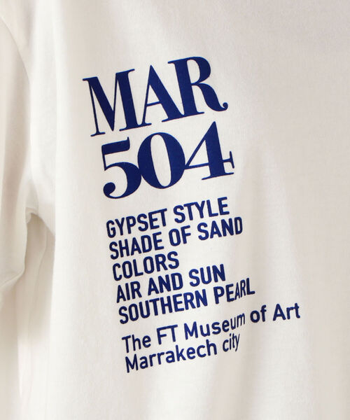 NOLLEY’S(ノーリーズ)の「【FLAVOR TEE/フレーバーティ】MAR504 半袖Tシャツ(Tシャツ/カットソー・レディース・ブラック/オフホワイト・FREE)」の13枚目の写真