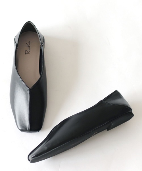 RiiiKa（リーカ）の「【RiiiKa/リーカ】センターステッチシューズ（パンプス・レディース・アイボリー/ブラック/ライトブラウン・LL/L/S/M）」の14枚目の写真