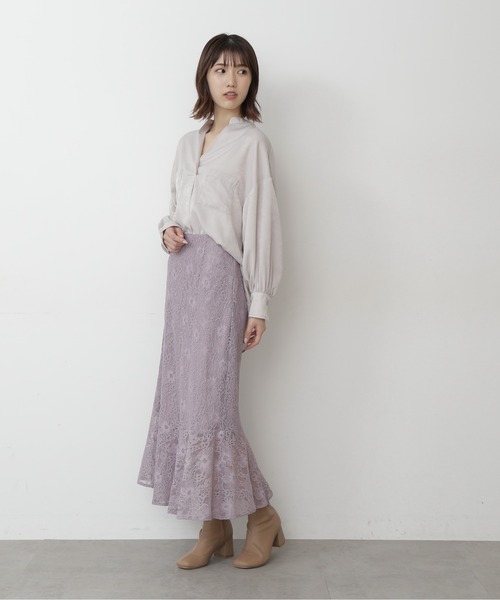 FREE'S MART（フリーズマート）の「◆ストレッチミドルブーツ（ブーツ・レディース・ホワイト/ブラック/ベージュ・MEDIUM/SMALL）」の6枚目の写真