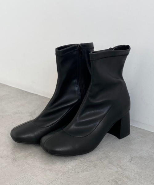 FREE'S MART（フリーズマート）の「◆ストレッチミドルブーツ（ブーツ・レディース・ホワイト/ブラック/ベージュ・MEDIUM/SMALL）」の14枚目の写真