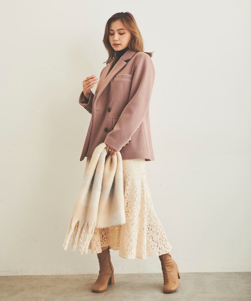 FREE'S MART（フリーズマート）の「◆ストレッチミドルブーツ（ブーツ・レディース・ホワイト/ブラック/ベージュ・MEDIUM/SMALL）」の16枚目の写真