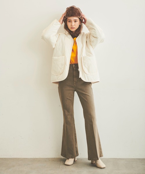 FREE'S MART（フリーズマート）の「◆ストレッチミドルブーツ（ブーツ・レディース・ホワイト/ブラック/ベージュ・MEDIUM/SMALL）」の18枚目の写真