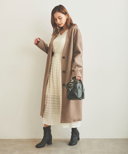 FREE'S MART（フリーズマート）の「◆ストレッチミドルブーツ（ブーツ・レディース・ホワイト/ブラック/ベージュ・MEDIUM/SMALL）」の10枚目の写真