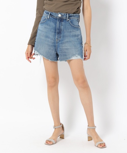 YANUK デニムショートパンツ YANUK（ヤヌーク）の「YANUK / ショートデニム【洗濯機洗い可