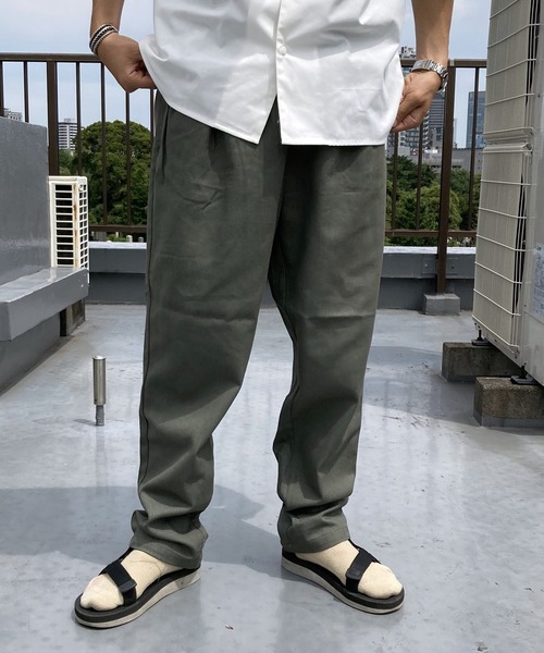 PARKS TOKYO SELECT(パークストウキョウセレクト)の「コットンツイルシェフパンツ(その他パンツ・メンズ・ホワイト/ブラック/ベージュ/カーキ・SMALL/MEDIUM/LARGE/X-LARGE)」の1枚目の写真