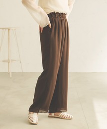 シアーストレートパンツ/【WEB/EC限定商品】