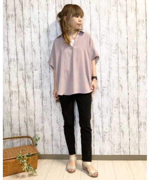 SHOO・LA・RUE(シューラルー)の「◆【SS-4L/標準丈/3Dスキャン】スリムフィットスキニー(その他パンツ・レディース・ブラック/ベージュ/オリーブ/ブルー・01/02/03/04/05/10/06)」の5枚目の写真