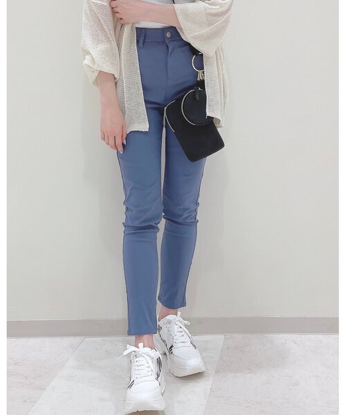 SHOO・LA・RUE(シューラルー)の「◆【SS-4L/標準丈/3Dスキャン】スリムフィットスキニー(その他パンツ・レディース・ブラック/ベージュ/オリーブ/ブルー・01/02/03/04/05/10/06)」の8枚目の写真