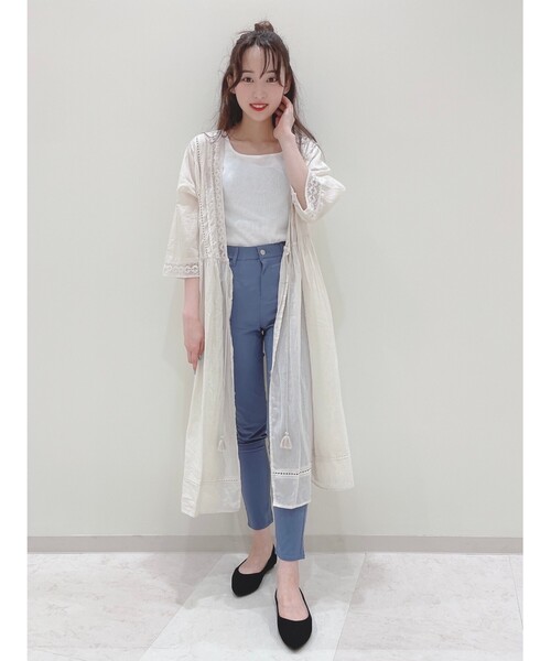 SHOO・LA・RUE(シューラルー)の「◆【SS-4L/標準丈/3Dスキャン】スリムフィットスキニー(その他パンツ・レディース・ブラック/ベージュ/オリーブ/ブルー・01/02/03/04/05/10/06)」の6枚目の写真