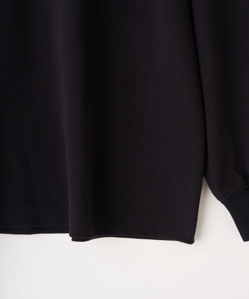 CIAOPANIC TYPY（チャオパニックティピー）の「シルケットスムース モックネックTシャツ（Tシャツ/カットソー・メンズ・ブラック/オフホワイト/オレンジ・S/M/L/XL）」の22枚目の写真