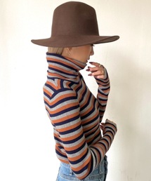 BLONDEY | マルチボーダータートルニット(ニット/セーター)