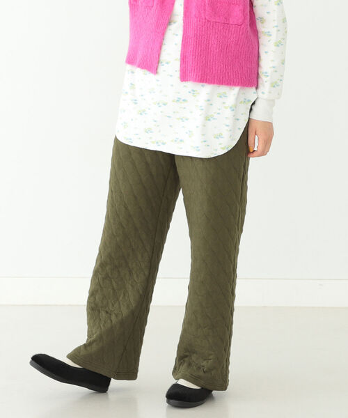 BEAMS BOY（ビームスボーイ）の「BEAMS BOY / キルティング イージーパンツ（その他パンツ・レディース・ブラック/オリーブ・ONE SIZE）」の19枚目の写真