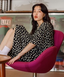 w closet | ミニカウプリント短丈開襟シャツ(シャツ/ブラウス)