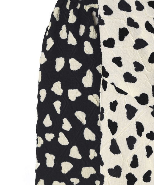 w closet（ダブルクローゼット）の「ミニカウプリント短丈開襟シャツ（シャツ/ブラウス・レディース・ブラック/アイボリー・FREE）」の10枚目の写真