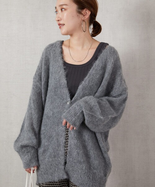 FREAK'S STORE（フリークスストア）の「▽【WEB限定】深Vネックモヘヤ