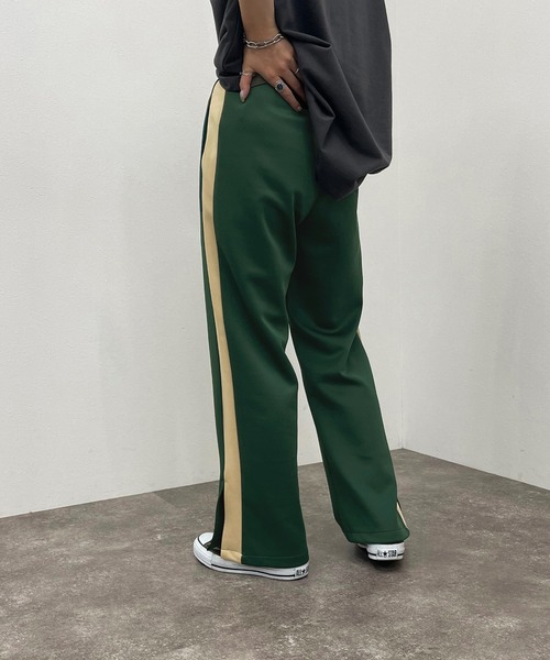 apres jour mignon(アプレジュールミニョン)の「スリット入りラインパンツ【ZOZOTOWN限定アイテム】(その他パンツ・レディース・ダークグリーン/ブラック系その他/ネイビー・SMALL/X-LARGE/MEDIUM)」の21枚目の写真