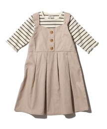 Shoo La Rue シューラルー キッズ のワンピース ピンク 桃色系 ボーダー柄 通販 Zozotown