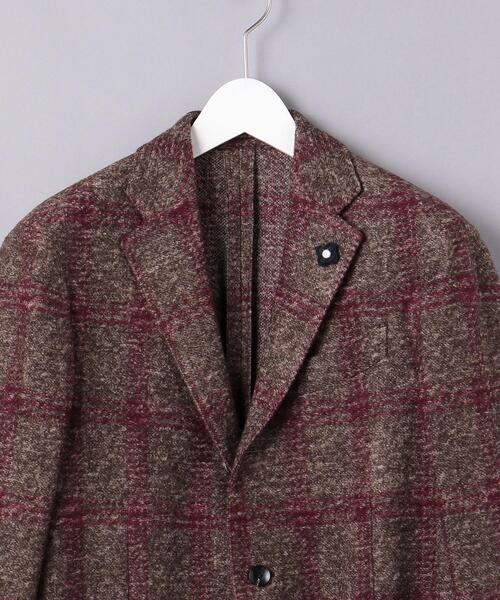 LARDINI(ラルディーニ)の「<LARDINI(ラルディーニ)> ウィンドウペイン 3ボタン ジャケット(テーラードジャケット・メンズ・ベージュ・44/46/48/50/52)」の10枚目の写真