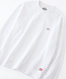 Dickies/ディッキーズ 布帛ポケット/ミニワッペン オーバーサイズ長袖カットソー