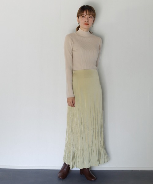 CLEIO（クレイオ）の「【CLEIO】スリットスリーブニット（ニット/セーター・レディース・アイボリー/パープル/テラコッタ・FREE）」の8枚目の写真