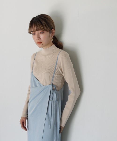 CLEIO（クレイオ）の「【CLEIO】スリットスリーブニット（ニット/セーター・レディース・アイボリー/パープル/テラコッタ・FREE）」の10枚目の写真