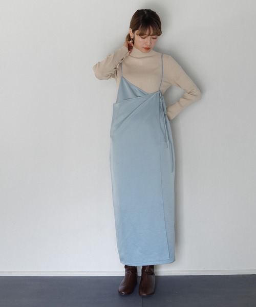 CLEIO（クレイオ）の「【CLEIO】スリットスリーブニット（ニット/セーター・レディース・アイボリー/パープル/テラコッタ・FREE）」の11枚目の写真