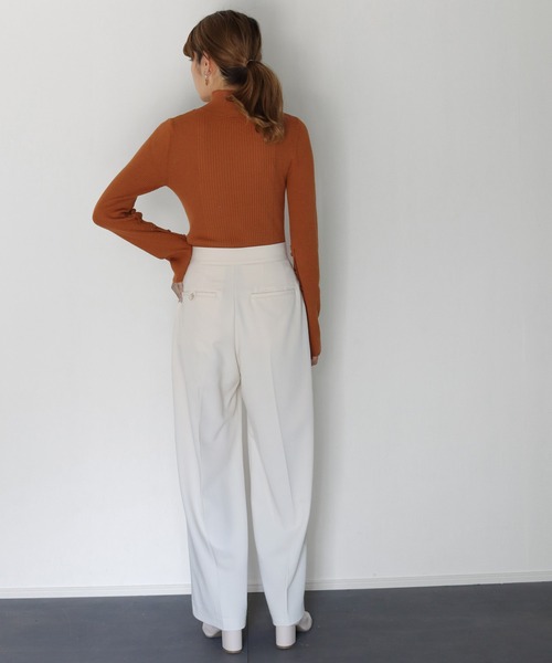 CLEIO（クレイオ）の「【CLEIO】スリットスリーブニット（ニット/セーター・レディース・アイボリー/パープル/テラコッタ・FREE）」の17枚目の写真