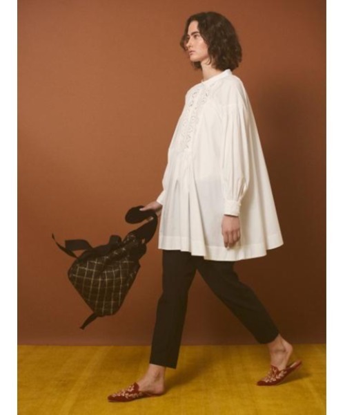 NE QUITTEZ PAS!(ヌキテパ)の「ne Quittez pas VELVET QUILT ONE HANDLE BAG(ハンドバッグ・レディース・ブラック/ベージュ・ONE SIZE)」の1枚目の写真