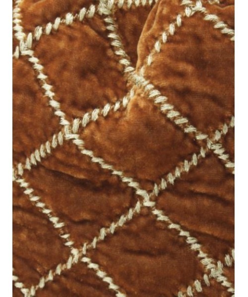 NE QUITTEZ PAS!(ヌキテパ)の「ne Quittez pas VELVET QUILT ONE HANDLE BAG(ハンドバッグ・レディース・ブラック/ベージュ・ONE SIZE)」の10枚目の写真