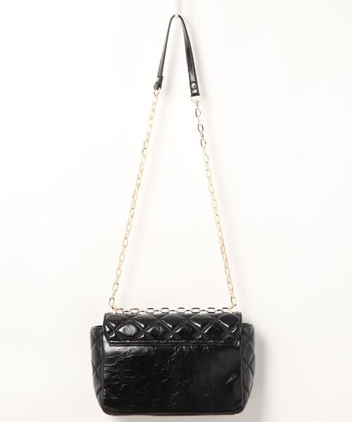 SISLEY（シスレー）の「フェイクレザーキルトチェーンショルダーバッグ（ショルダーバッグ・レディース・ブラック・FREE）」の9枚目の写真