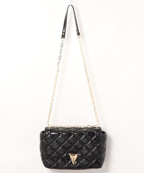SISLEY（シスレー）の「フェイクレザーキルトチェーンショルダーバッグ（ショルダーバッグ・レディース・ブラック・FREE）」の6枚目の写真