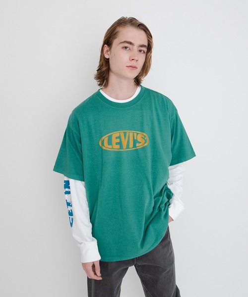 Levi's(リーバイス)の「VINTAGE FIT GRAPHIC TEE VINTAGE TEE GD ALHAMBRA(Tシャツ/カットソー・メンズ・グリーン・L/M/S/XL)」の1枚目の写真