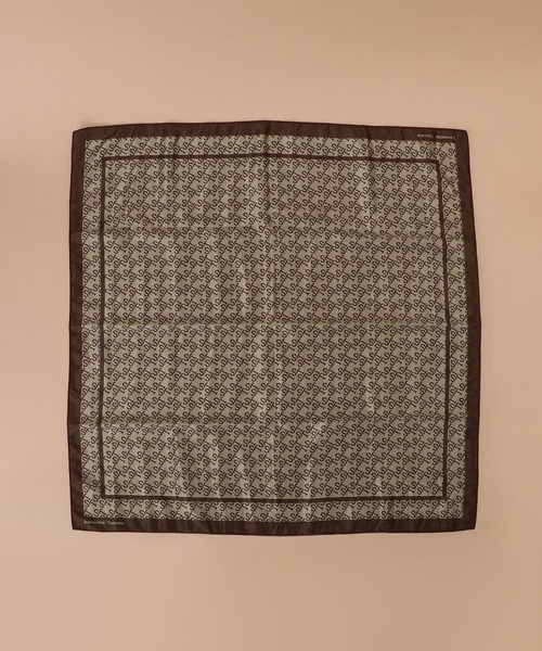 Samantha Thavasa（サマンサタバサ）の「ST Jacquard スカーフ（バンダナ/スカーフ・レディース・ブラウン/ブラック/ネイビー・FREE）」の7枚目の写真