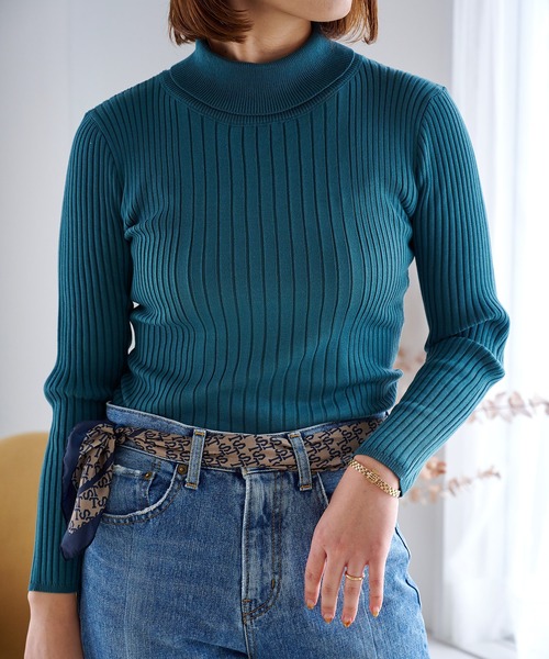 Samantha Thavasa（サマンサタバサ）の「ST Jacquard スカーフ（バンダナ/スカーフ・レディース・ブラウン/ブラック/ネイビー・FREE）」の9枚目の写真