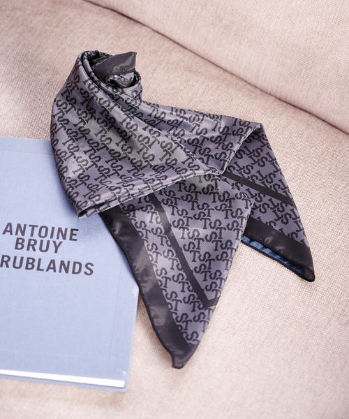 Samantha Thavasa（サマンサタバサ）の「ST Jacquard スカーフ（バンダナ/スカーフ・レディース・ブラウン/ブラック/ネイビー・FREE）」の16枚目の写真