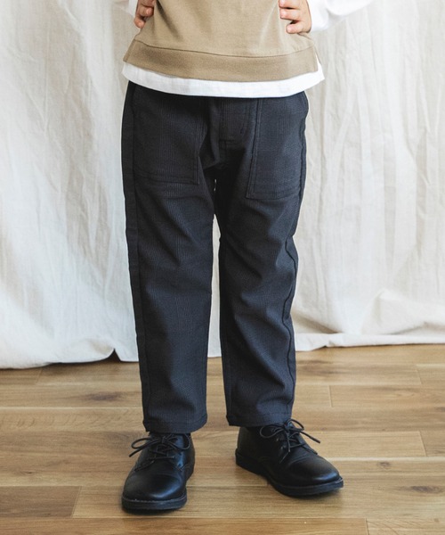 BRANSHES（ブランシェス）の「チェック柄クライミングパンツ（その他パンツ・キッズ・グレー/アイボリー・100cm/120cm/130cm/140cm/90cm/110cm/150cm）」の15枚目の写真