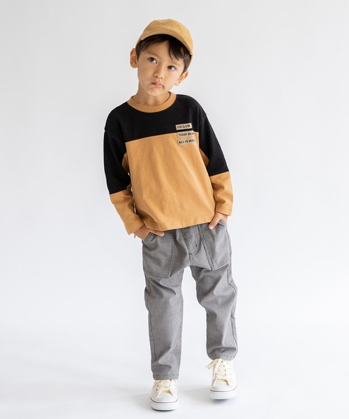 BRANSHES（ブランシェス）の「チェック柄クライミングパンツ（その他パンツ・キッズ・グレー/アイボリー・100cm/120cm/130cm/140cm/90cm/110cm/150cm）」の13枚目の写真