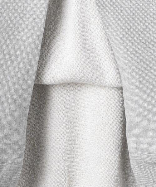 BATONER（バトナー）の「＜BATONER（バトナー）＞ ウラケ クルーネック スウェット（スウェット・メンズ・グレー/オフホワイト・1/3/2）」の7枚目の写真