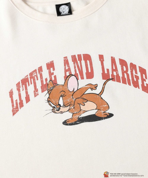 Right-on(ライトオン)の「トムとジェリースウェット(スウェット・レディース・オフホワイト/ダークグレー・M/L/XL)」の12枚目の写真